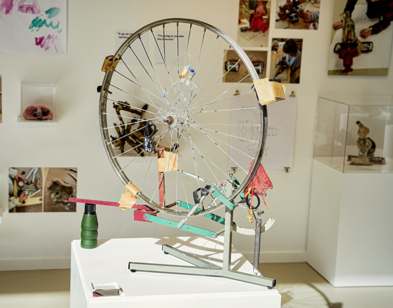 Installation shot from Parallelle Processen, @ KiMu Kinderkunstmuseum