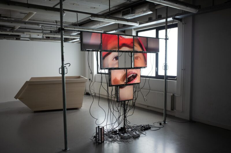 Installation shot from Nasal Demons, @ Treehouse NDSM