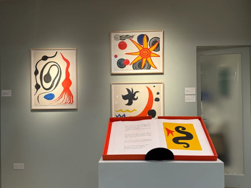 Installation shot from Alexander Calder: Art in Motion, @ Shapero Modern