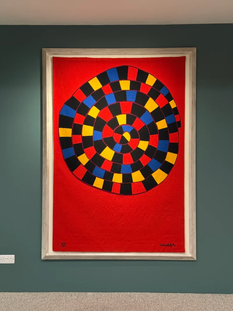 Installation shot from Alexander Calder: Art in Motion, @ Shapero Modern