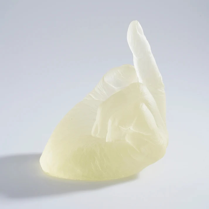 Ai Weiwei, Study of a Perspective in Glass (yellow), 2020