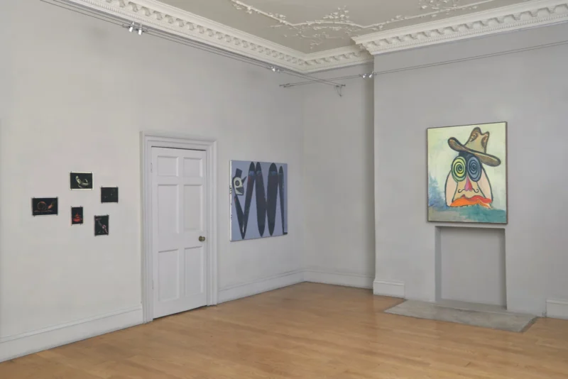 Installation shot from Ansel Krut: Yawa Ekat Ro Ni Tae / Eat In Or Take Away, @ domobaal