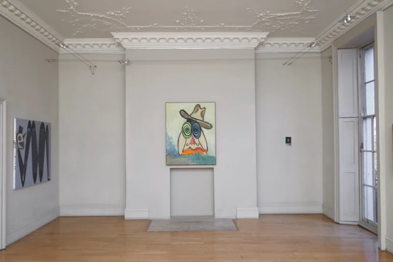 Installation shot from Ansel Krut: Yawa Ekat Ro Ni Tae / Eat In Or Take Away, @ domobaal