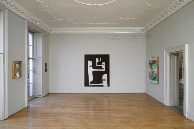 Installation shot from Ansel Krut: Yawa Ekat Ro Ni Tae / Eat In Or Take Away, @ domobaal