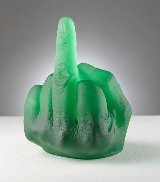 Ai Weiwei, Study of a Perspective in Glass (green), 2020