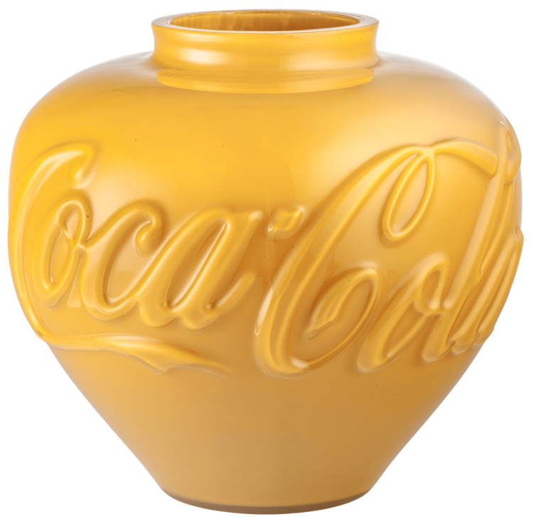 Ai Weiwei, Vases in Five Colors (Coca-Cola Vase) (Mustard), 2024
