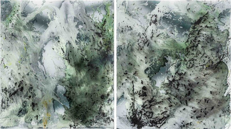 Márta Kucsora, We Aspire Only to Less Uncertainty (Diptych), 2024