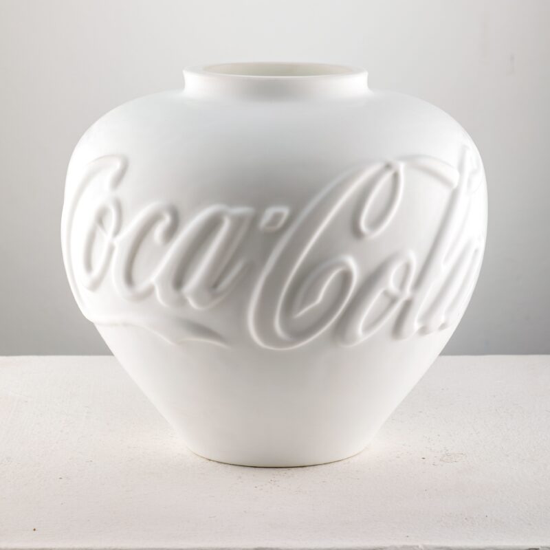 Ai Weiwei, Vases in Five Colors (Coca-Cola Vase, White), 2024